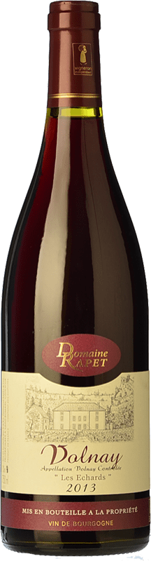 39,95 € Kostenloser Versand | Rotwein François Rapet Les Échards Alterung A.O.C. Volnay Burgund Frankreich Spätburgunder Flasche 75 cl