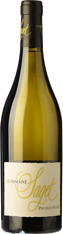19,95 € Envio grátis | Vinho branco Saget La Perrière Crianza A.O.C. Pouilly-Fumé Loire França Sauvignon Branca Garrafa 75 cl