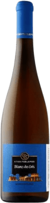17,95 € Envío gratis | Vino blanco Ktima Tselepos Blanc de Gris A.O.P. Neméa Peloponeso Grecia Moschofilero Botella 75 cl