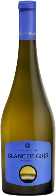 18,95 € Бесплатная доставка | Белое вино Ktima Tselepos Blanc de Gris A.O.P. Neméa Peloponeso Греция Moschofilero бутылка 75 cl