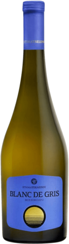 14,95 € Spedizione Gratuita | Vino bianco Ktima Tselepos Blanc de Gris A.O.P. Neméa Peloponeso Grecia Moschofilero Bottiglia 75 cl