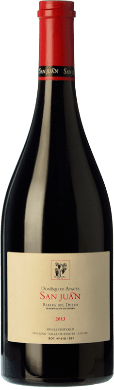 316,95 € Free Shipping | Red wine Dominio de Atauta San Juan Aged D.O. Ribera del Duero Castilla y León Spain Tempranillo Bottle 75 cl