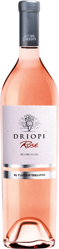 13,95 € Free Shipping | Rosé wine Ktima Tselepos Driopi Rosé A.O.P. Neméa Peloponeso Greece Mavro Bottle 75 cl