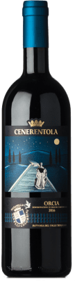 33,95 € Envío gratis | Vino tinto Donatella Cinelli Rosso Cenerentola D.O.C. Orcia Toscana Italia Sangiovese, Foglia Tonda Botella 75 cl