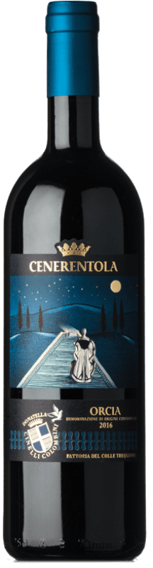 34,95 € 免费送货 | 红酒 Donatella Cinelli Rosso Cenerentola D.O.C. Orcia 托斯卡纳 意大利 Sangiovese, Foglia Tonda 瓶子 75 cl