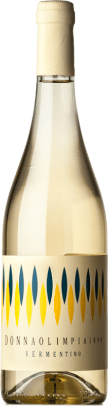 14,95 € Spedizione Gratuita | Vino Bianco Donna Olimpia 1898 I.G.T. Costa Toscana Toscana Italia Vermentino 75 cl