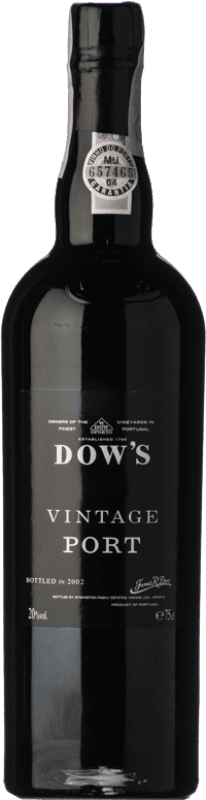 171,95 € Envío gratis | Vino Generoso Fortificado Dow's Port Vintage I.G. Porto Oporto Portugal Touriga Franca, Touriga Nacional Botella 75 cl