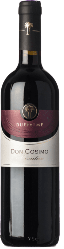 10,95 € 免费送货 | 红酒 Due Palme Don Cosimo I.G.T. Salento 普利亚大区 意大利 Primitivo 瓶子 75 cl
