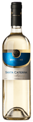 8,95 € Spedizione Gratuita | Vino Bianco Due Palme Santa Caterina I.G.T. Salento Puglia Italia Chardonnay 75 cl