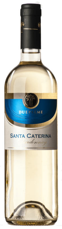 7,95 € Бесплатная доставка | Белое вино Due Palme Santa Caterina I.G.T. Salento Апулия Италия Chardonnay бутылка 75 cl