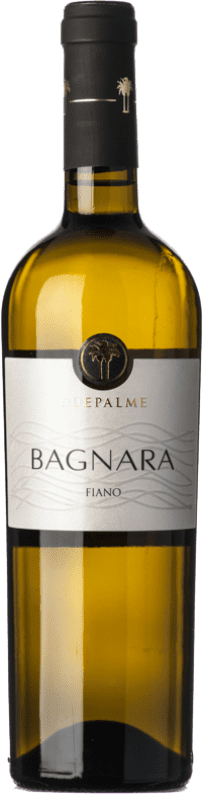 10,95 € Envio grátis | Vinho branco Due Palme Bagnara I.G.T. Salento Puglia Itália Fiano Garrafa 75 cl