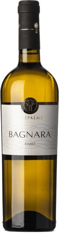 10,95 € Free Shipping | White Wine Due Palme Bagnara I.G.T. Salento Puglia Italy Fiano 75 cl