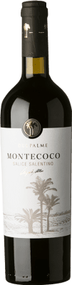 11,95 € Envío gratis | Vino tinto Due Palme Montecoco D.O.C. Salice Salentino Puglia Italia Malvasía Negra, Negroamaro Botella 75 cl