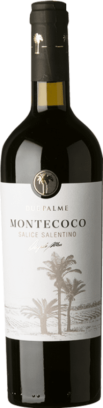 11,95 € 免费送货 | 红酒 Due Palme Montecoco D.O.C. Salice Salentino 普利亚大区 意大利 Malvasia Black, Negroamaro 瓶子 75 cl