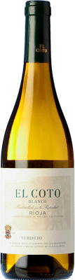 9,95 € Envío gratis | Vino blanco Coto de Rioja D.O.Ca. Rioja La Rioja España Verdejo Botella 75 cl