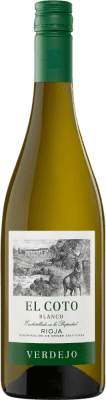 7,95 € Бесплатная доставка | Белое вино Coto de Rioja D.O.Ca. Rioja Ла-Риоха Испания Verdejo бутылка 75 cl