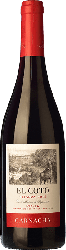 10,95 € Free Shipping | Red Wine Coto de Rioja Crianza — Aged D.O.Ca. Rioja The Rioja Spain Garnacha — Grenache Bottle 75 cl