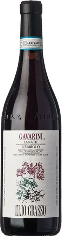 43,95 € Spedizione Gratuita | Vino Rosso Elio Grasso Gavarini D.O.C. Langhe Piemonte Italia Nebbiolo 75 cl