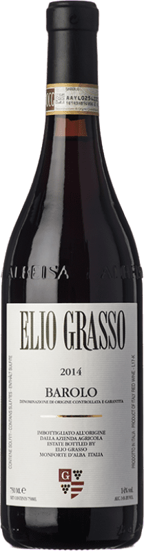 65,95 € Бесплатная доставка | Красное вино Elio Grasso D.O.C.G. Barolo Пьемонте Италия Nebbiolo бутылка 75 cl