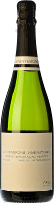 15,95 € 送料無料 | 白のスパークリングワイン Els Vinyerons Pregadéu Brut — ブリュット Ancestral — 古来 D.O. Penedès カタロニア スペイン Xarel·lo — チャレッロ 75 cl