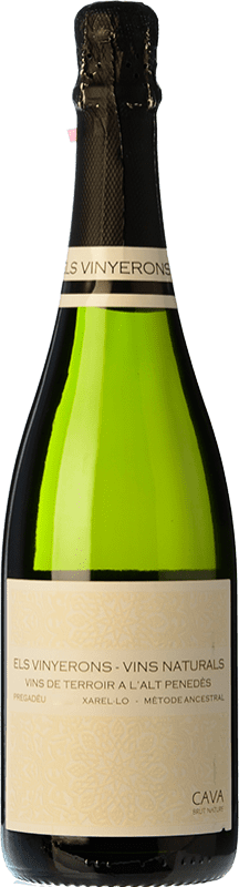 10,95 € Free Shipping | White sparkling Els Vinyerons Pregadéu Ancestral Brut D.O. Penedès Catalonia Spain Xarel·lo Bottle 75 cl