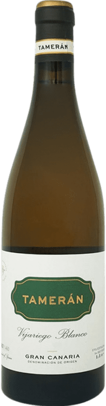 34,95 € Kostenloser Versand | Weißwein Tamerán D.O. Gran Canaria Kanarische Inseln Spanien Vijariego Weiß Flasche 75 cl