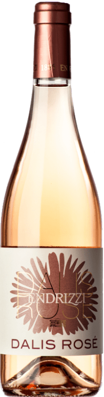 14,95 € Free Shipping | Rosé wine Endrizzi Dalis Rosé D.O.C. Trentino Trentino-Alto Adige Italy Teroldego, Sauvignon White Bottle 75 cl