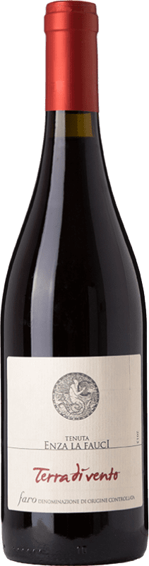16,95 € Free Shipping | Red wine Enza La Fauci Terra di Vento D.O.C. Faro Sicily Italy Nero d'Avola, Nerello Mascalese, Nerello Cappuccio, Nocera Bottle 75 cl