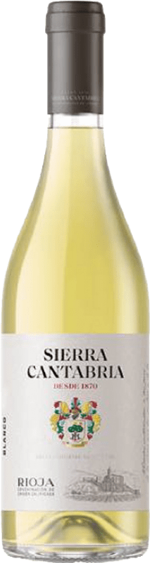 8,95 € Free Shipping | White wine Sierra Cantabria Blanco D.O.Ca. Rioja The Rioja Spain Viura, Malvasía, Tempranillo White, Sauvignon White Bottle 75 cl