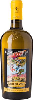 22,95 € 免费送货 | 白酒 Ermes Pavese Blanc de Morgex et de La Salle D.O.C. Valle d'Aosta 瓦莱达奥斯塔 意大利 Prié White 瓶子 75 cl