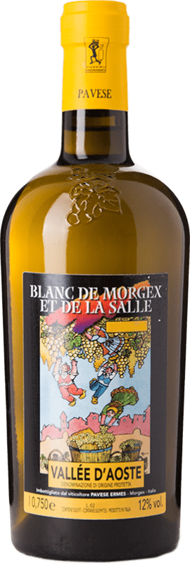 21,95 € Envio grátis | Vinho branco Ermes Pavese Blanc de Morgex et de La Salle D.O.C. Valle d'Aosta Valle d'Aosta Itália Prié Branca Garrafa 75 cl