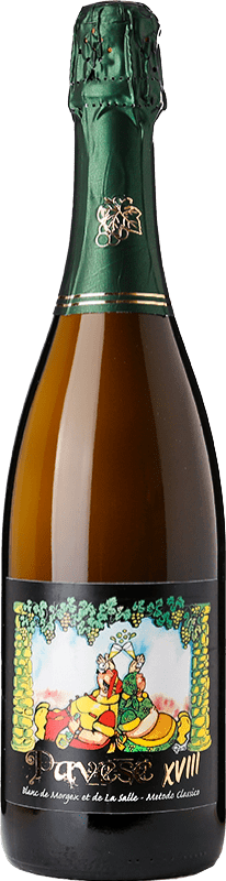 42,95 € 送料無料 | 白スパークリングワイン Ermes Pavese Blanc de Morgex Pas Dosé 18 Mesi ブルットの自然 D.O.C. Valle d'Aosta ヴァッレ・ダオスタ イタリア Prié White ボトル 75 cl