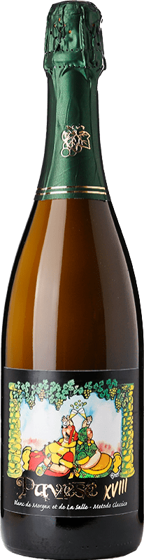 43,95 € 免费送货 | 白起泡酒 Ermes Pavese Blanc de Morgex 18 Mesi Zéro Dosage — Brut Nature — 零加糖 D.O.C. Valle d'Aosta 瓦莱达奥斯塔 意大利 Prié — 普里埃 75 cl