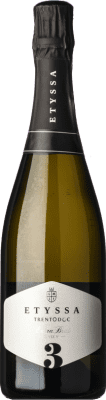 32,95 € Envoi gratuit | Vin Mousseux Blanc Etyssa Nº 4 Extra Brut Cuvée D.O.C. Trento Trentin-Haut-Adige Italie Chardonnay 75 cl