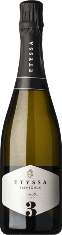 29,95 € Envío gratis | Espumoso blanco Etyssa Cuvée Nº 4 Extra Brut D.O.C. Trento Trentino-Alto Adige Italia Chardonnay Botella 75 cl