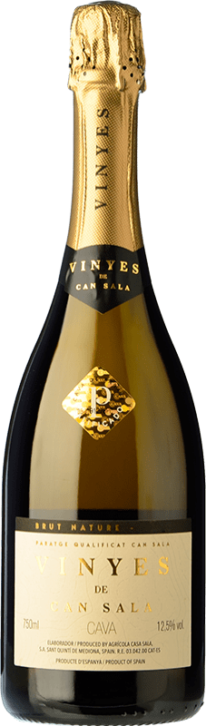 41,95 € Envío gratis | Espumoso Blanco Família Ferrer Vinyes de Can Sala Brut Nature Gran Reserva D.O. Cava España Xarel·lo, Parellada 75 cl