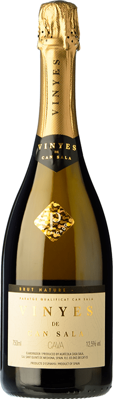 39,95 € 送料無料 | 白スパークリングワイン Família Ferrer Vinyes de Can Sala ブルットの自然 グランド・リザーブ D.O. Cava スペイン Xarel·lo, Parellada ボトル 75 cl