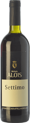 14,95 € Spedizione Gratuita | Vino rosso Fattoria Alois Rosso Settimo I.G.T. Terre del Volturno Campania Italia Pallagrello Bottiglia 75 cl