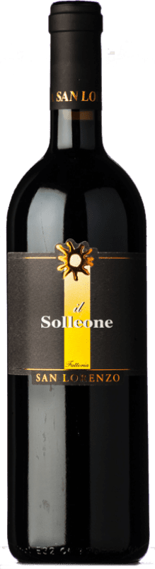 24,95 € Kostenloser Versand | Rotwein San Lorenzo Solleone I.G.T. Marche Marken Italien Montepulciano Flasche 75 cl