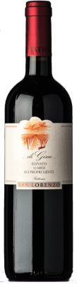 18,95 € Envío gratis | Vino tinto San Lorenzo di Gino D.O.C. Rosso Piceno Marche Italia Sangiovese, Montepulciano Botella 75 cl