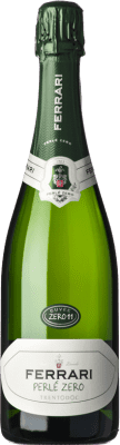 105,95 € Free Shipping | White sparkling Ferrari Pas Dosé Perlé Zero Brut Nature D.O.C. Trento Trentino-Alto Adige Italy Chardonnay Bottle 75 cl