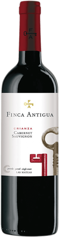 9,95 € Бесплатная доставка | Красное вино Finca Antigua Crianza — Крианса D.O. La Mancha Кастилья-Ла-Манча Испания Cabernet Sauvignon — Каберне Совиньон Бутылка 75 cl