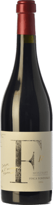 27,95 € Free Shipping | Red wine Finca Fontanals Negre Aged D.O. Montsant Catalonia Spain Merlot, Syrah, Grenache, Cabernet Sauvignon, Samsó Bottle 75 cl