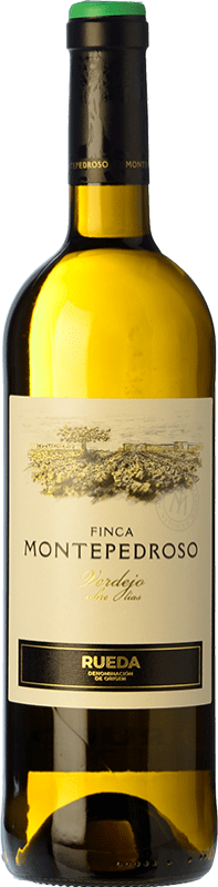 12,95 € Kostenloser Versand | Weißwein Finca Montepedroso Alterung D.O. Rueda Kastilien und León Spanien Verdejo Flasche 75 cl