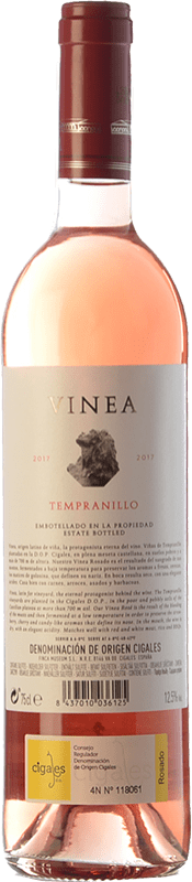 7,95 € Free Shipping | Rosé wine Museum Vinea Rosado D.O. Cigales Castilla y León Spain Tempranillo Bottle 75 cl
