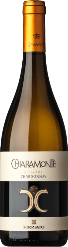 16,95 € Envio grátis | Vinho branco Firriato Chiaramonte D.O.C. Sicilia Sicília Itália Chardonnay Garrafa 75 cl