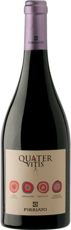 14,95 € Kostenloser Versand | Rotwein Firriato Quater Vitis Rosso I.G.T. Terre Siciliane Sizilien Italien Nero d'Avola, Frappato, Nerello Cappuccio, Perricone Flasche 75 cl