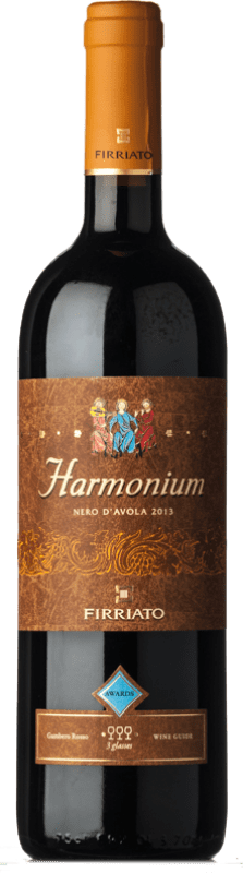 39,95 € 免费送货 | 红酒 Firriato Harmonium D.O.C. Sicilia 西西里岛 意大利 Nero d'Avola 瓶子 75 cl