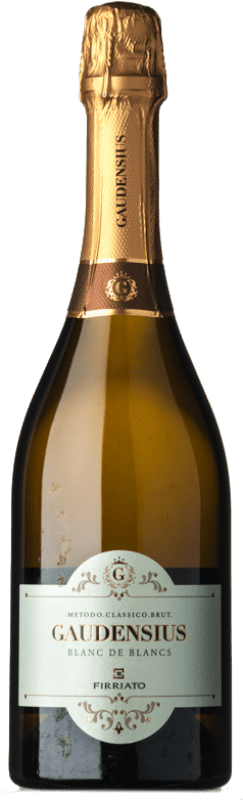25,95 € 送料無料 | 白スパークリングワイン Firriato Gaudensius Blanc de Blancs Brut I.G.T. Terre Siciliane シチリア島 イタリア Chardonnay, Carricante ボトル 75 cl