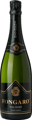 24,95 € 送料無料 | 白スパークリングワイン Fongaro Pas Dosé Etichetta Verde ブルットの自然 D.O.C. Monti Lessini ベネト イタリア Durella ボトル 75 cl